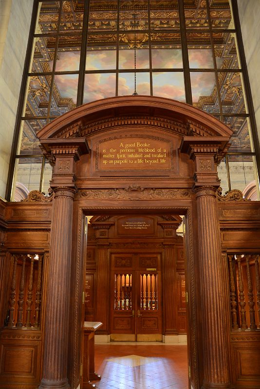 22-5 Exit Doorway From Bill Blass Public Catalog Room To Rose Main Reading Room New York City Public Library Main Branch